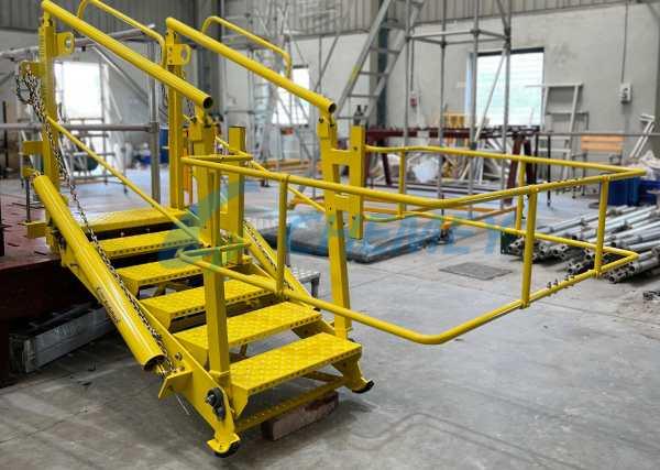 Retractable Access Platform – Folding Stairs
