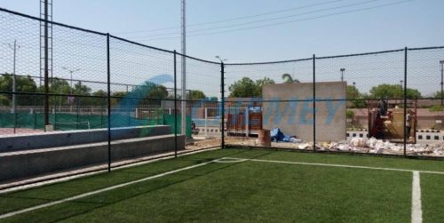Honeycomb fencing for Sports Area