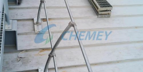 Product Safety Railing for Metal Roof